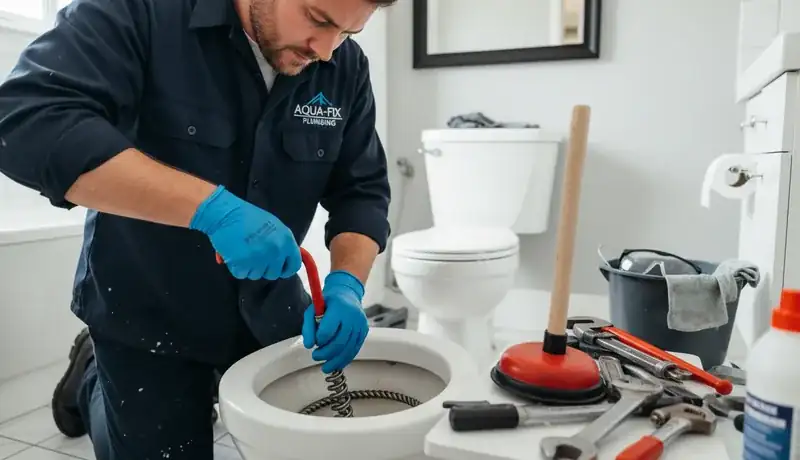 Expert Plumbing Pro - clogged-toilet-repair